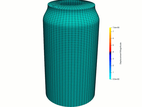 Optimizing Product Development Through Non-Linear FEA: Case Study of Aluminum Can Crushing Simulations